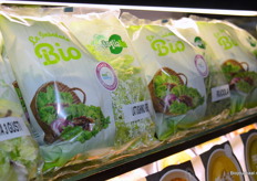 Verschillende biologische slasoorten van Mioorto